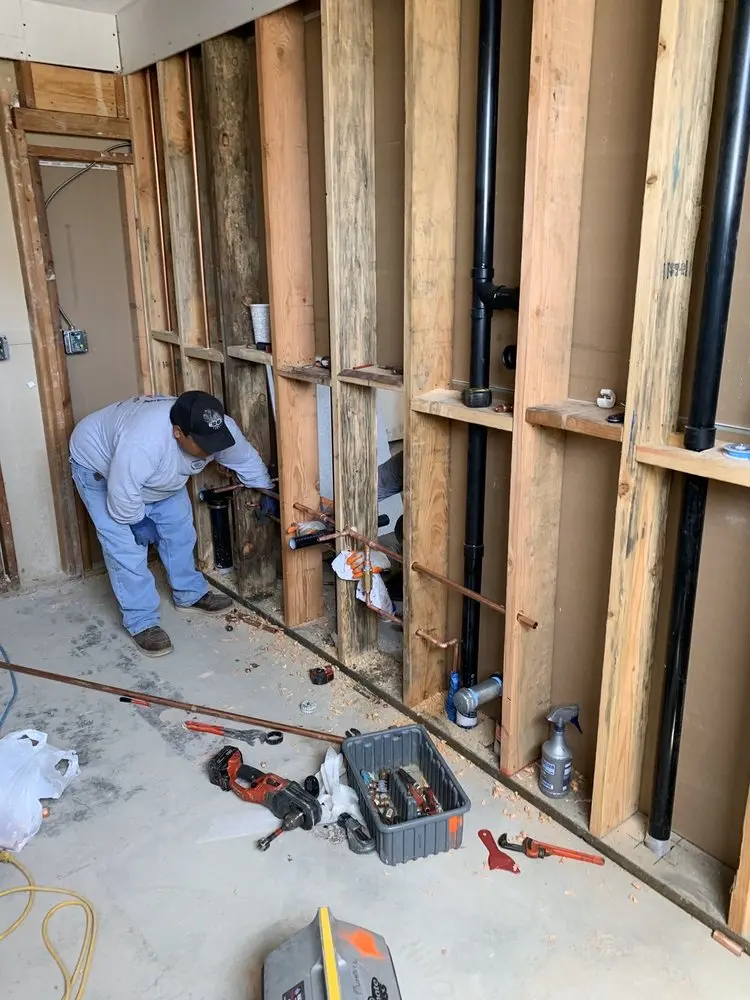 Commercial rough-in plumbing for Commercial Plumbing in Quincy